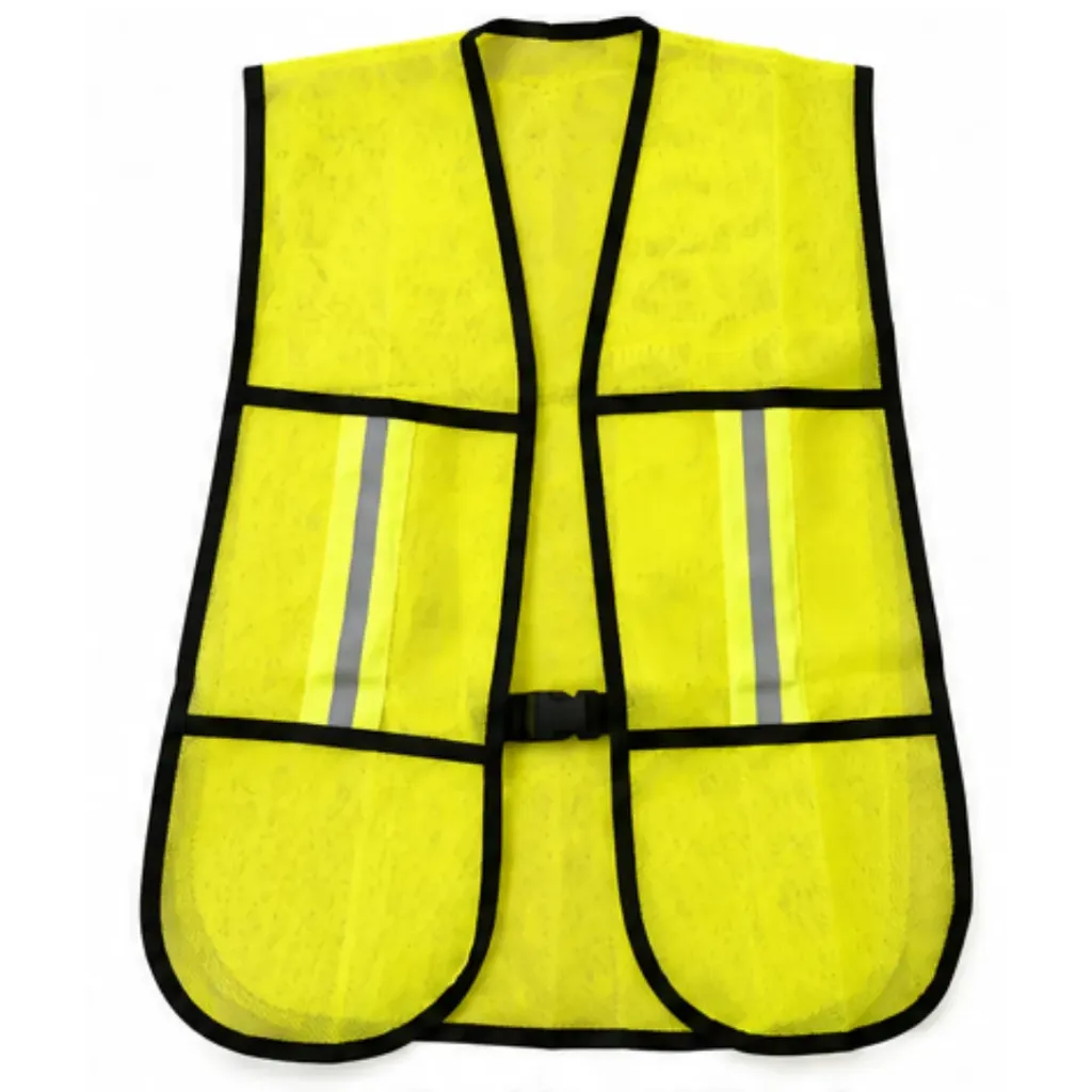 CHA-SV-001 CHALECO RED CON CLIP (AMARILLO)